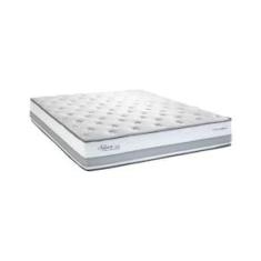 Imagem de Colchão Queen Size Herval Silver com Pillow Top e Molas Ensacadas 30x158x198cm - Cinza