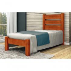 Imagem de Cama Solteirão Berlim De Madeira Angelim Mel