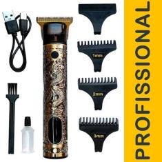 Imagem de Maquina Profissional Cortes Pezinho Barba Corpo Perfeito Em Qualquer L