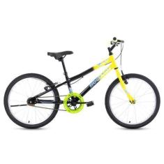 Imagem de Bicicleta Houston Zum Aro-20 Freios V-Brake Amarelo e Preto