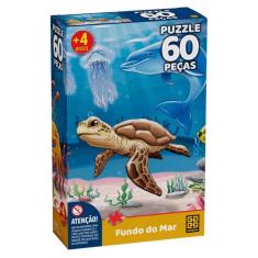 Imagem de Quebra-cabeça - 60 peças - Fundo do mar