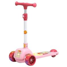 Imagem de Patinete infantil dobrável com luz Fofo rosa 50 kg