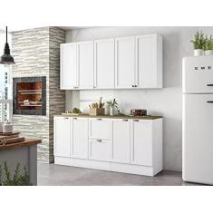 Imagem de Cozinha Completa 4 Peças 9 Portas 2 Gavetas Unna Espresso Móveis