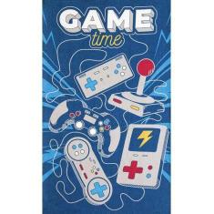 Imagem de Toalha de Banho Infantil Felpuda Dohler Game 02 70cm