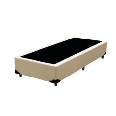 Imagem de Base Box De Cama Viúvo Madeira Resistente Bege - Fácilpedido