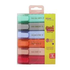 Imagem de Marca Texto Good Vibes 6 Cores Jocar Office, Leonora, 96146, Multicor