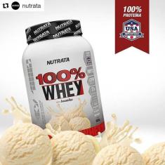 Imagem de 100% Whey (900G) - Sabor: Baunilha