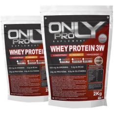 Imagem de Whey Protein Isolado Concentrado Hidrolisado 3W 2Kgchocolate - Onlypro