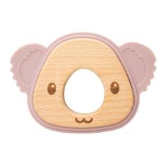 Imagem de Mordedor Madeira e Silicone Coala Rose - Clingo