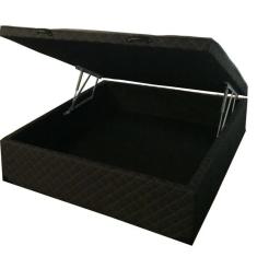 Imagem de Cama Box Baú Casal Blindada / Reforçada 1,38 X 1,88 - 43Cm De Altura Total 