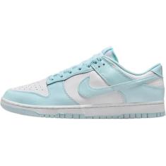 Imagem de Nike Dunk Low Retro Tênis masculino (DV0833-104, branco/azul gelo), Branco/Azul gelo, 41