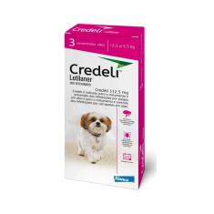 Imagem de Antipulgas Carrapatos Credeli 03 Comprimido Cães 2,5 A 5,5kg