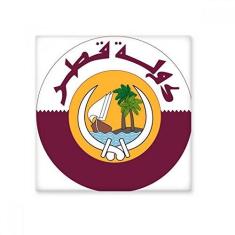 Imagem de Decalque brilhante de ejo de cerâmica com emblema nacional da Ásia do Qatar
