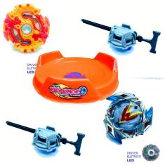 Kit 2 Beyblade Burst Valtryek Vs Spryzen + 4 Lançadores Ganhe Arena  Beystadium - Tornado Gyro - Pião de Batalha e Acessórios - Magazine Luiza