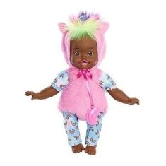 Imagem de Boneca Little Mommy Fantasias Fofinha Unicórnio Negra Mattel