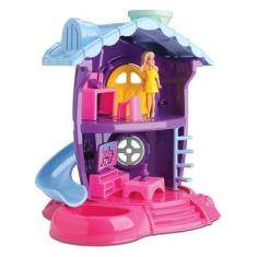 Imagem de Casinha De Boneca Da Judy Sala C/ Acessórios Meninas - Samba Toys