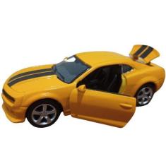 Imagem de Camarro Miniatura Carro De Corrida Pneus De Boracha Abre Porta E Porta
