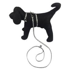 Imagem de Coleira E Guia De Passeio Para Pets Pequenos Oncinha Branco - Emcasa P