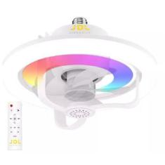 Imagem de Ventilador Giratório 360 Com Luz Colorida E Sistema De Aromaterapia -