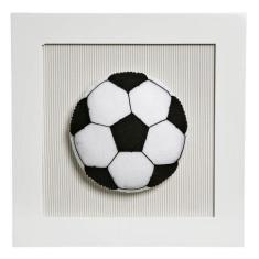 Imagem de Quadro Decorativo Bola Futebol Quarto Bebê Infantil Menino - Potinho D
