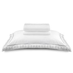 Imagem de Jogo De Cama Queen 100% Algodão Egípcio Bordado - Luxo - By The Bed