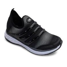 Imagem de Tênis Casual Juvenil Via Vip Preto e Branco Masculino VIA VIP-Masculino