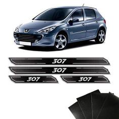 Imagem de Jogo de Soleira Diamante Peugeot 307 Com Protetor De Porta