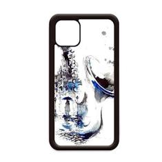 Imagem de Sax Building Umbrella Aquarela para iPhone 11 Pro Max Capa para Apple Mobile Case Shell