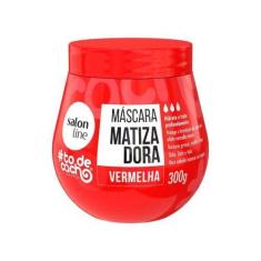 Imagem de Máscara Matizadora Cor Vermelho To de Cacho Salon Line 300g