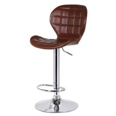 Imagem de Banqueta Lucia Base Disco Cor Marrom - 31656 - Sun House