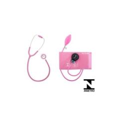 Imagem de Conjunto Esfigmomanômetro + Estetoscópio ROSA Garantia BIC