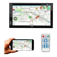 Imagem de Mp5 2 Din Central Multimídia Touchscreen Usb Sd Bluetooth Etech
