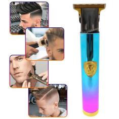 Imagem de Máquina De Cortar Cabelo E Barba Profissional Acabamento Detalhe Risco