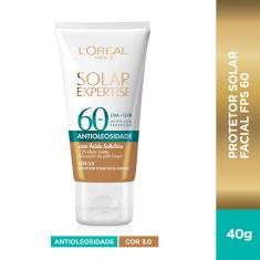 Imagem de Protetor Solar Facial Antioliosidade Fps 60 L'oreal Expertise Pele Oleosa Cor 3.0 40G