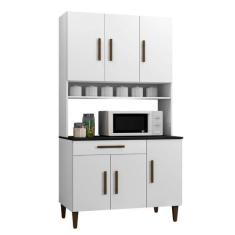 Imagem de Armario De Cozinha 6 Portas 1 Gaveta Salvador Kaiki Moveis - Kaiki Móv