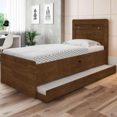 Imagem de Bicama Solteiro Compartimento Rosangela Malbec