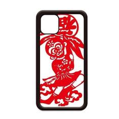 Imagem de Capa de macaco chinês tradicional com flores de janela para iPhone 12 Pro Max para Apple Mini Mobile Case Shell
