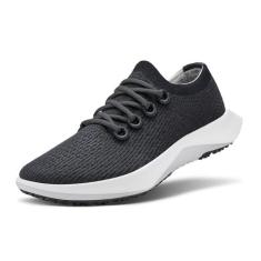 Imagem de Allbirds Tênis masculino Tree Dasher 2 Active, respirável, lavável à máquina, com cadarço, para caminhada, corrida e academia, Preto natural (sola de nevasca), 39