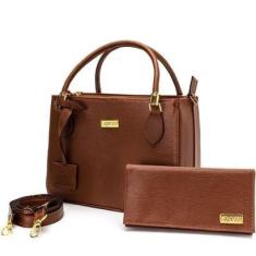 Imagem de Bolsa Capezzi Lorena Alca Dupla + Carteira Feminina-Feminino
