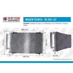 Imagem de CONDENSADOR AR CONDICIONADO PEUGEOT 207 TODOS FLUXO PARALELO OEM-6455GX