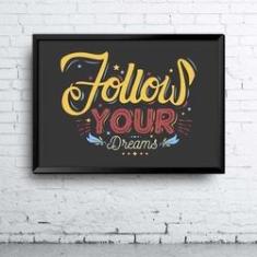 Imagem de Quadro Follow A4