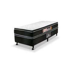 Imagem de Cama Box Solteiro Castor Black e White Air Double Face D33 88x188x54 + Box Castor