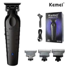 Imagem de Maquininha Kemei KM-2299 Profissional para Aparar Cabelo Barba USB Ent