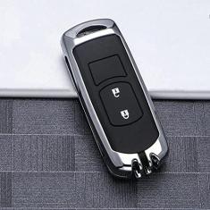 Imagem de TPHJRM Tampa da chave do porta-chaves do carro em liga de zinco, adequado para Mazda 3 6 Axela CX5 CX7 CX3 CX5 CX7 CX9 RX8 MX
