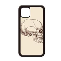 Imagem de Capa com perfil de crânio humano para iPhone 12 Pro Max para Apple Mini Mobile Case Shell