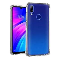 Imagem de Capa Antichoque Transparente Anti Impacto Compatível Xiaomi Redmi Note 7 Bordas Reforçadas