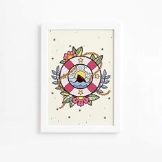 Imagem de Quadro Vintage Marinha Bóia Moldura  33x43cm