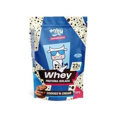 Imagem de +Mu Whey Isolado Sabor Cookies 22g Proteina - Refil 900g