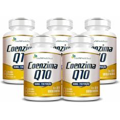 Imagem de KIT COM 5 COENZIMA Q10 100% PURA 60CáPS 100MG - FLORA NATIVA DO BRASIL 