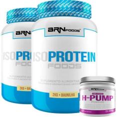 Imagem de Kit 2X Iso Protein Foods 2Kg + Pré Treino H-Pump Foods 250G - Brn Food